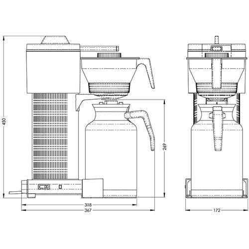 Coffee Maker | Technivorm Moccamaster CDT Grand - Rocanini Coffee Roasters