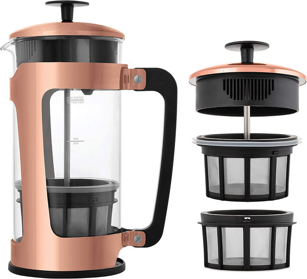ESPRO Coffee French Press P5-18 oz, Glass and Stainless Steel