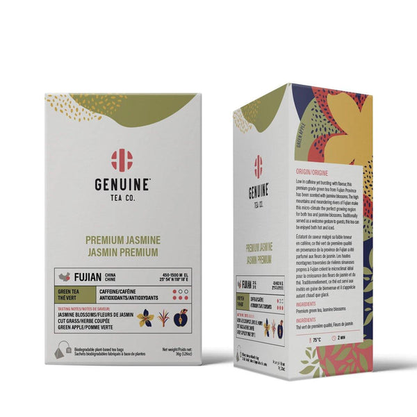 Premium Jasmine Pyramid Tea Bags - Rocanini Coffee Roasters