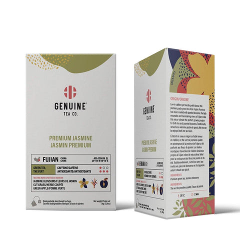 Premium Jasmine Pyramid Tea Bags - Rocanini Coffee Roasters